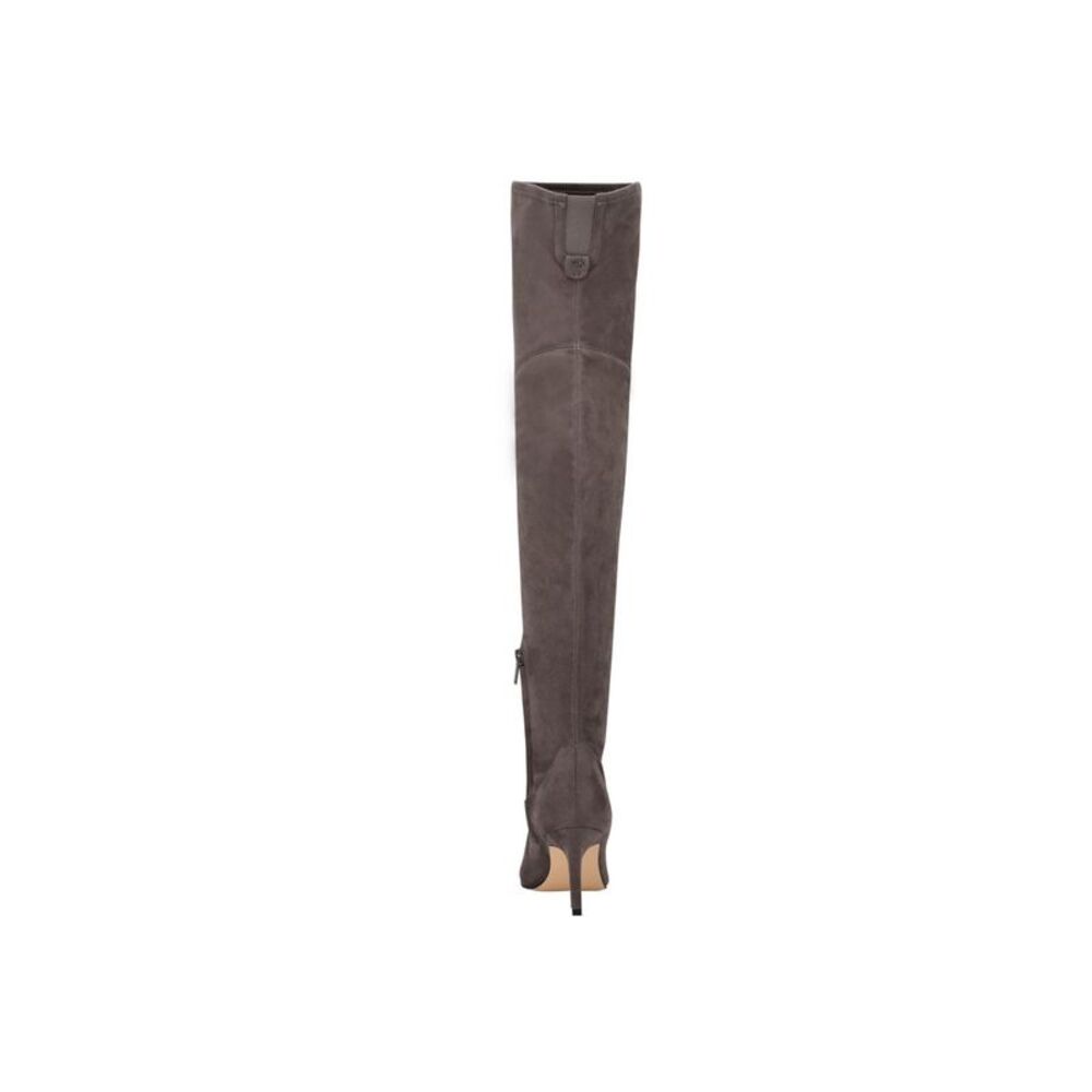 CALVIN KLEIN Womens Gray Goring Sacha Pointy Toe Stiletto Heeled Boots 9 M - Picture 2 of 4